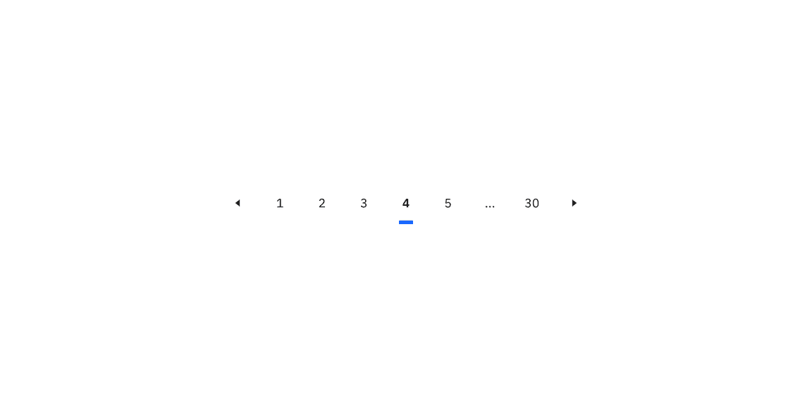 Example of pagination nav color